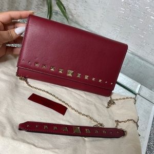 Valentino chain clutch  red bag